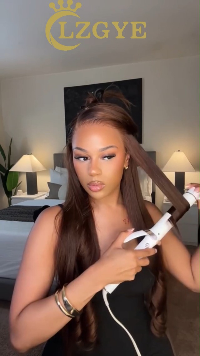 Amazon.com : LZGYE Chocolate Brown Lace Front Wig 24inch Brown